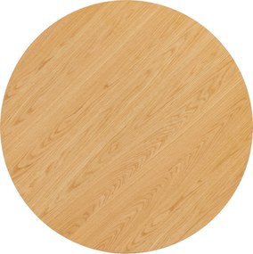 MAZZONI EXPORT BOLZANO 1200 Stejar Natural - MASĂ ROTUNDĂ DIN LEMN PENTRU BUCĂTĂRIE DINING LIVING MODERN CLASSIC