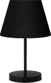 Veioza AYD-3156, negru, material textil/metal, 22x36 cm