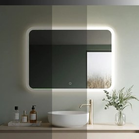 Oglindă LED 80x60cm TOP-3