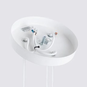 Brilagi - Lustră LED suspendată pe cablu CRESTO 3xGU10/10W/230V albă