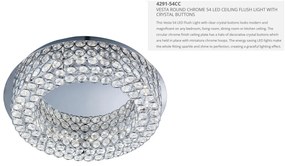 Lustra LED moderna design elegant 40cm Vesta 4291-54CC SRT