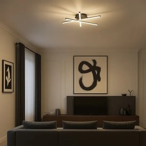 Plafonieră LED STICK/12W/230V negru