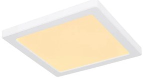 Plafoniera LED design modern LASSE alb 21,7x21,7cm