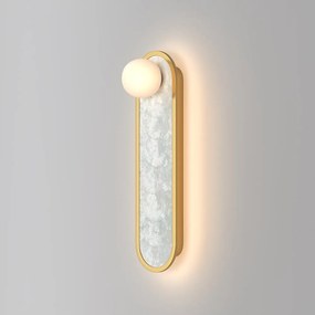 Aplica LED mozaic din sidef natural Capiz Perlamour