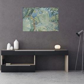 Tablou - Frederick Carl Frieseke, On the Bank, reproducere (90x60 cm)