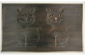 Preș din cauciuc Pisici, 45 x 75 cm