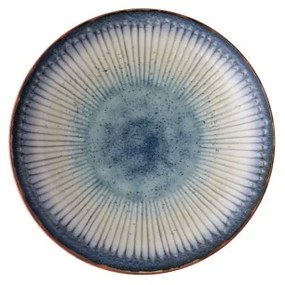 Set de veselă 24 piese, din porțelan, albastru