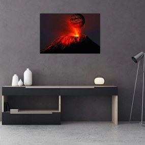 Tablou cu vulcan (90x60 cm)