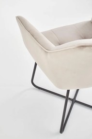 Scaun K377 velvet bej