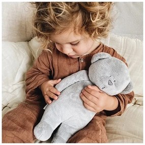 Moonie - Ursuleț de somn cu melodie și lumină, argintiu