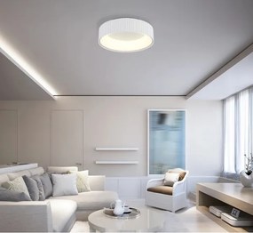 Globo 15924DW - plafonieră LED KEMP, 45W, 230V, 2700/4000/6000K, diam. 46 cm, albă