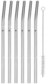 SET 6x pai din oțel inoxidabil WMF BARIC + perie de curățare