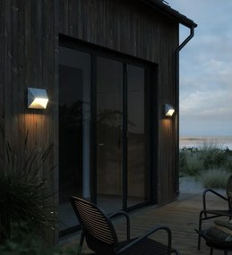 Aplica de perete iluminat exterior IP54 Pontio 27 otel galvanizat