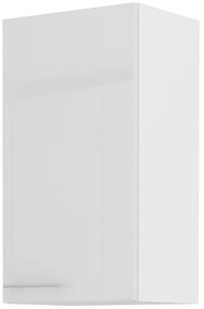 Dulap superior de bucătărie Lavera 40 G 72 1F (alb + alb lucios). 1032346