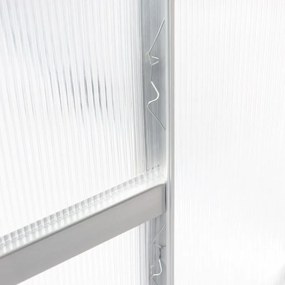 Seră din policarbonat 250 x 310 x 124/205 cm
