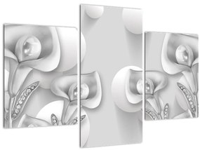 Tablou -Design flori (90x60 cm)