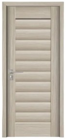 Usa Interior din MDF Novo Doors ND01 LUX PREMIUM, Cadru din Lemn Masiv, KIT COMPLET, Toc Reglabil de 10 CM INCLUS, Plinta pe Ambele Parti (Culoare: