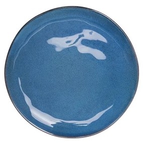 Serviciu de masă 16 buc. albastru închis din gresie Glosia - Bonami Selection