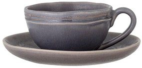 Cești gri 2 buc. pentru cappuccino din gresie 180 ml Raben – Bloomingville