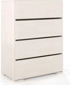 Comodă lemn masiv TerraCraft Fag 4 Sertare, 80 × 45 × 108 cm - Natural