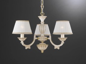 Candelabru cu 3 brate clasic design italian din alama 9660 RA-L. 9660/3