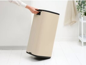 Coș de gunoi bej cu senzori de atingere din oțel 30 l Bo Touch – Brabantia