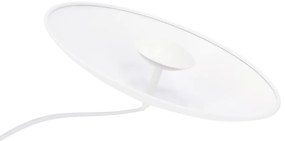 Lustră albă LED cu abajur din metal Lund – Candellux Lighting