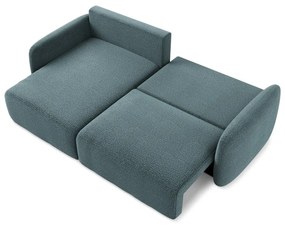 Colțar turcoaz extensibil/cu spațiu de depozitare (cu colț pe partea stângă) Kalena – Makamii