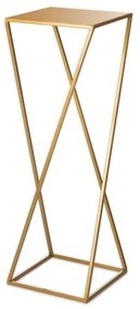 Suport pentru flori 70x24 cm, culoare aurie