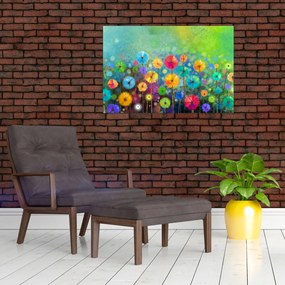 Tablou - Flori abstract (90x60 cm)