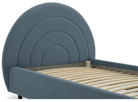 Pat pentru copii albastru 90x200 cm Rainbow – Scandic