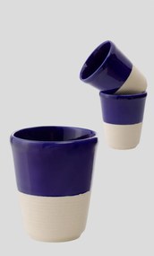 Pahar Arhitect Glaze Cobalt (2 Glazuri) 200 ml