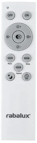 Rabalux 71038 -LED Plafonieră LED dimabilă TESIA LED/60W/230V 3000-6000K+telecomandă