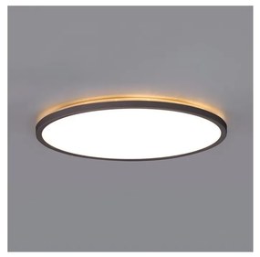 Plafonieră LED pentru baie NIVERA LED/12W/230V IP54 d. 22,5 cm negru
