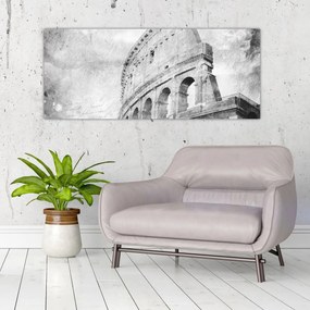 Tablou - Carte poștală de epocă a orașului N⁰1 (120x50 cm)