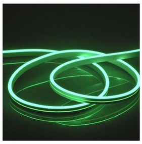Banda LED NEON 5m LED/30W/24V verde IP65