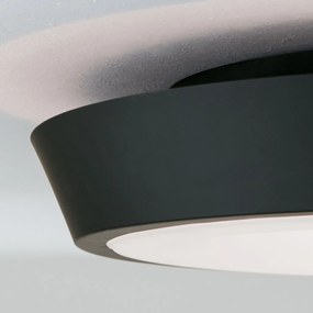 Plafoniera LED design circular LOOK negru