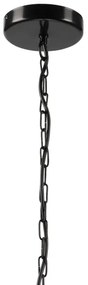 Lustră pe lanț GINA 3xE27/60W/230V neagră