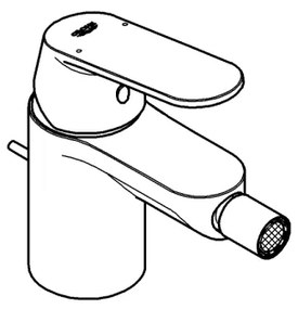 GROHE 32839000 - Baterie pentru bideu EUROSMART COSMOPOLITAN, mărime S, crom lucios