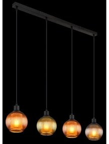 Lustră pe cablu Globo 15638-4 ZUMBA 4xE27/25W/230V