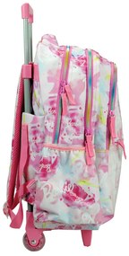 Barbie Paints rucsac școlar pe roți, 46 cm