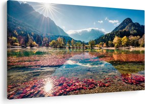 Tablou - Lacul Jasna, Gozd Martuljek, Alpii Iulieni, Slovenia (90x60 cm)