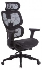 Scaun ergonomic HumanTech, spătar și șezut mesh, suport lombar, tetieră, brațe 3D