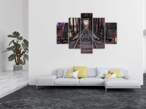 Tablou cu pod de cale ferată (150x105 cm)