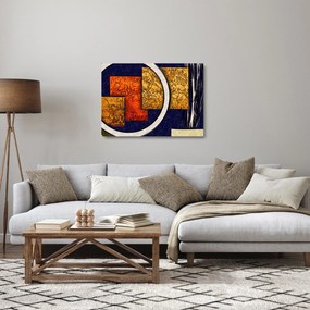 Tablou pe sticlă abstract (70x50 cm)