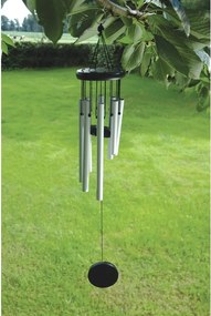 Clopoței de vânt Esschert Design, înălțime 56,5 cm, argintiu