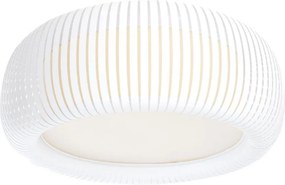 Plafonieră STRIPES 2xE27/40W/230V Ø 55 cm alb/crem