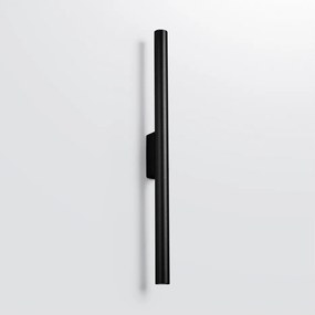 Aplică de perete neagră ø 2,5 cm Fideus – Sollux