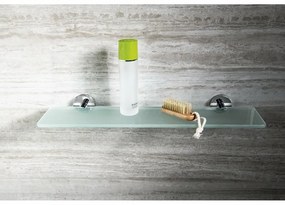SAPHO XR009 X-Round suporturi pentru rafturi dinsticlă 8 mm, argintiu