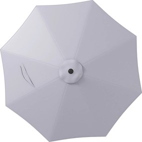 Outsunny Copertină de Rezervă pentru Umbrelă cu Priză de Aer, Rezistentă la UV și Apă, Ø295 cm, Gri | Aosom Romania